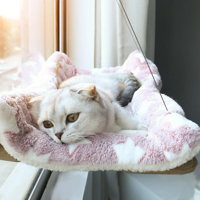 Pet-Cat-Hammock-Hanging-Cat-Bed-Comfortable-Cat-Sunny-Window-Seat-Mount-Kitten-Climbing-Frame-Pet-1